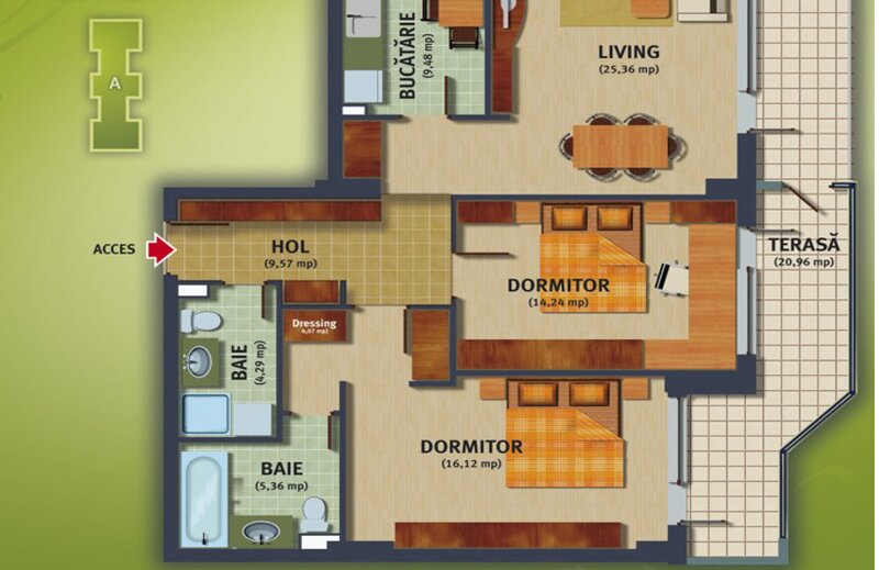 Prelungirea Ghencea 3 camere in Complex Rezidential Primavara